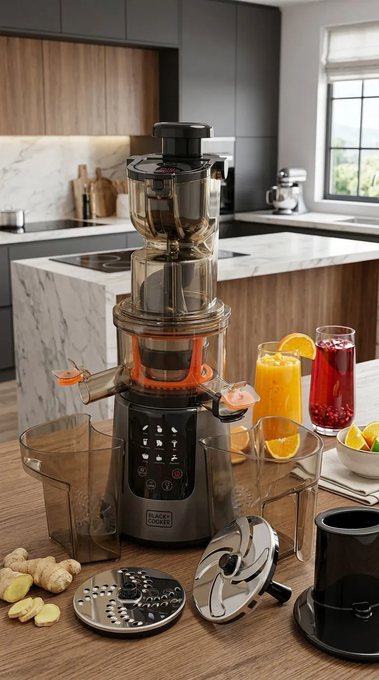 عصاره گیر حرفه ای بلک کوکر مدل BC576